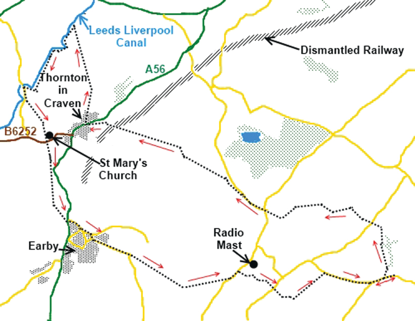 lothersdale loop map